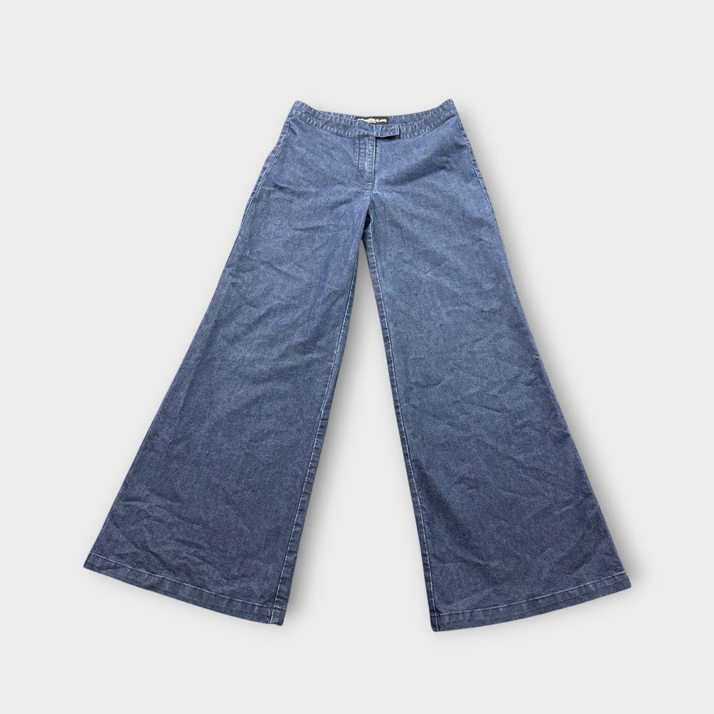 Express Jeans Wide Leg Pants Womens 5/6 BStretch Flare Boho Indie Festival